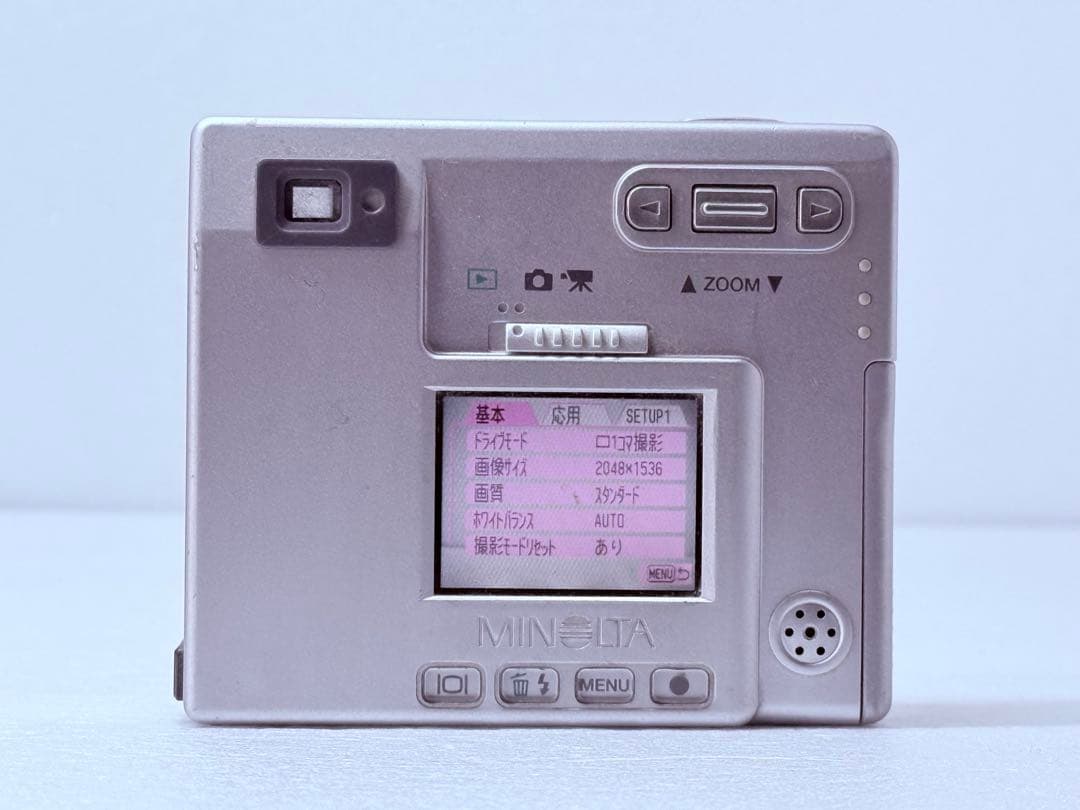 MINOLTA DIMAGE Xi 動作確認済 コンデジ スクエアデザイン