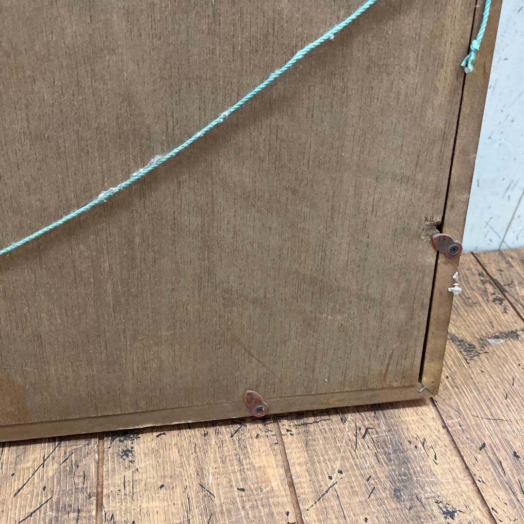 昭和レトロ 赤富士 富士山 立体画 夕焼け 古民家 日本家屋 日本画 絵画 美術