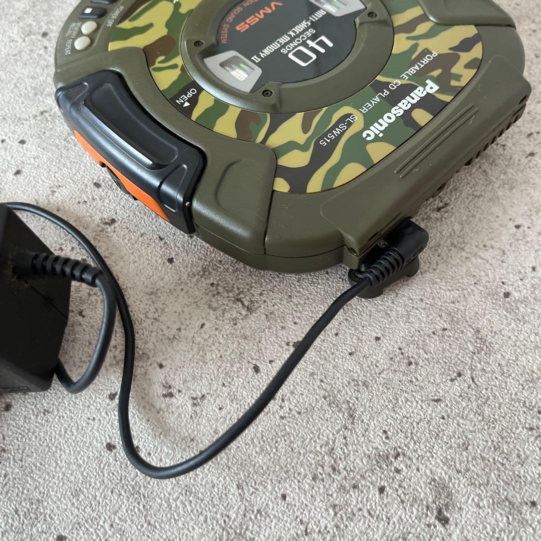 Panasonic ポータブルCDプレーヤー SL-SW515 ACアダプタ付き