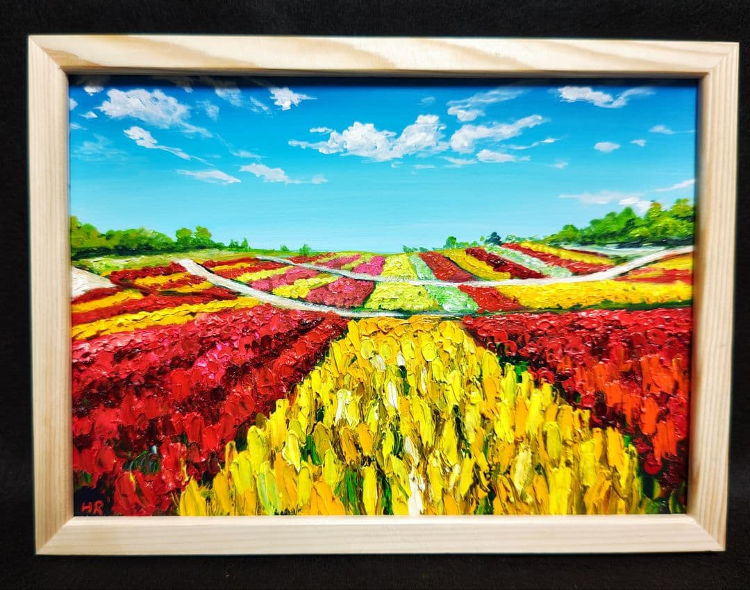 油絵 絵画 【フラワーワールド】