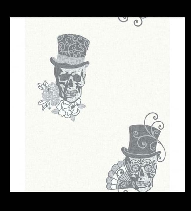 【2ロール目半額】1ロール　カリフォルニア　スカル　壁紙