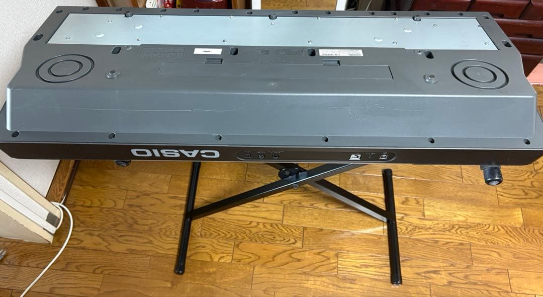 CASIO LK301BB 光ナビゲーション 電子キーボード 純正スタンド