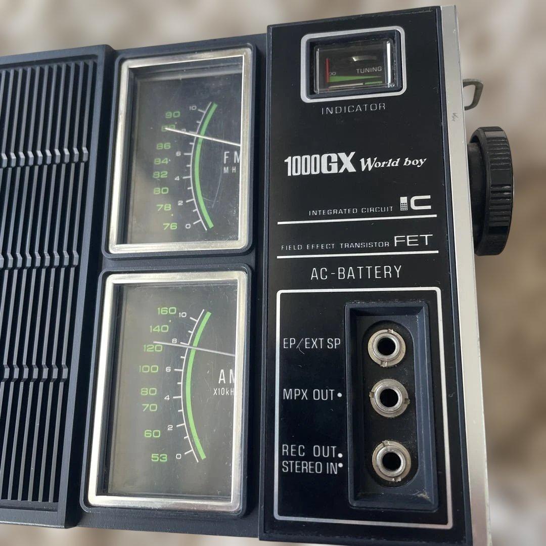 ラジオ・コンポ National Panasonic 1000GX World boy AMFM