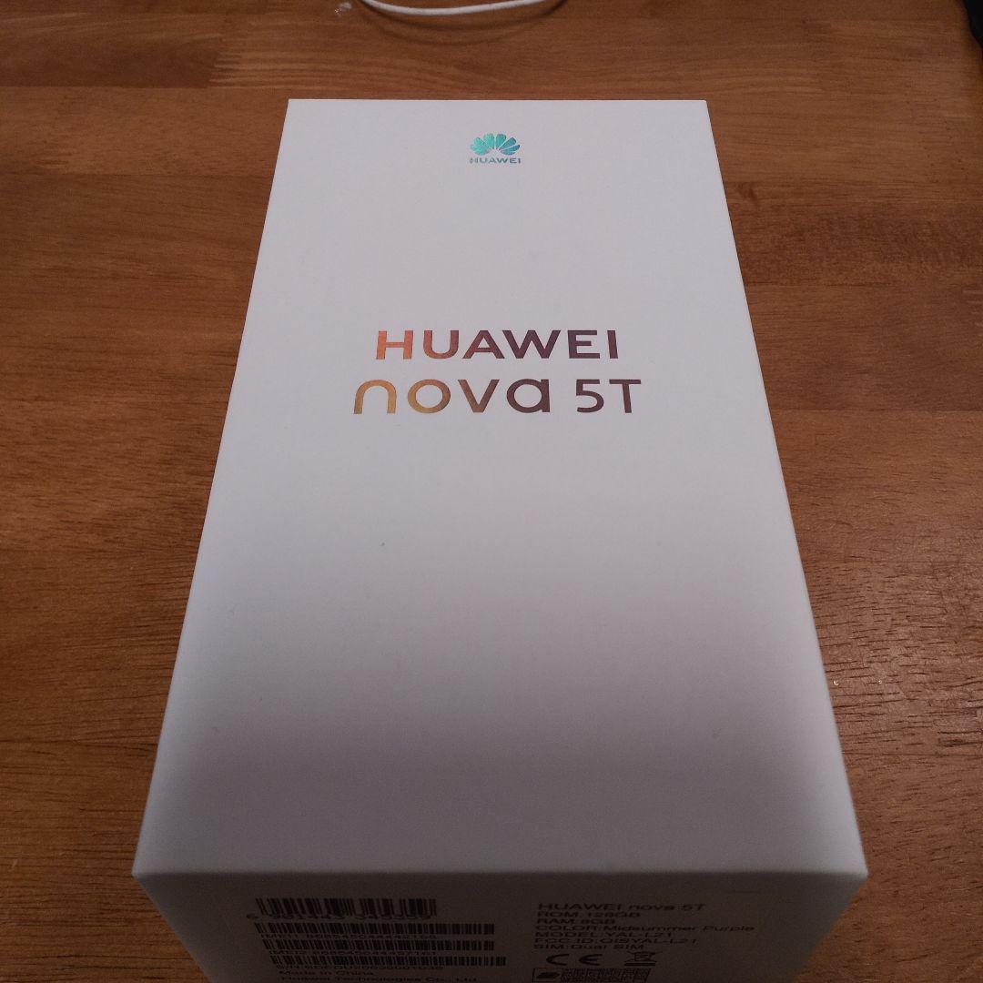 【ジャンク品】HUAWEI nova 5T 本体 画面揺れあり ※部品活用