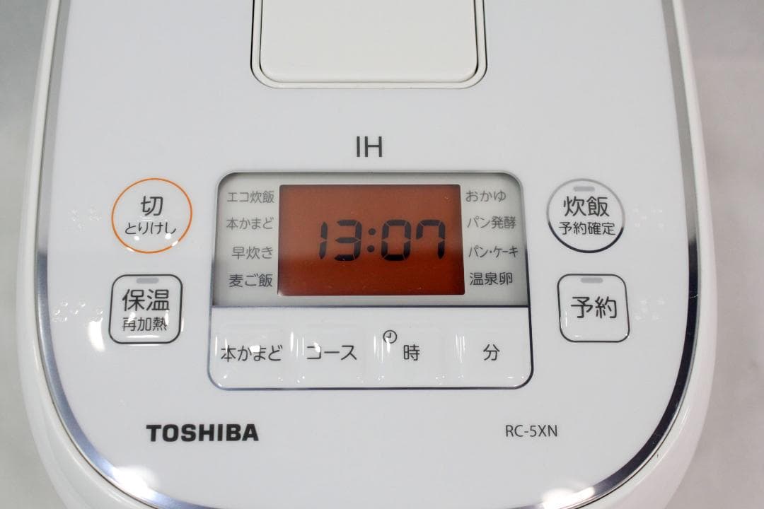 送料込み★東芝☆IH炊飯器☆3合炊き☆備長炭ダイヤモンド釜☆