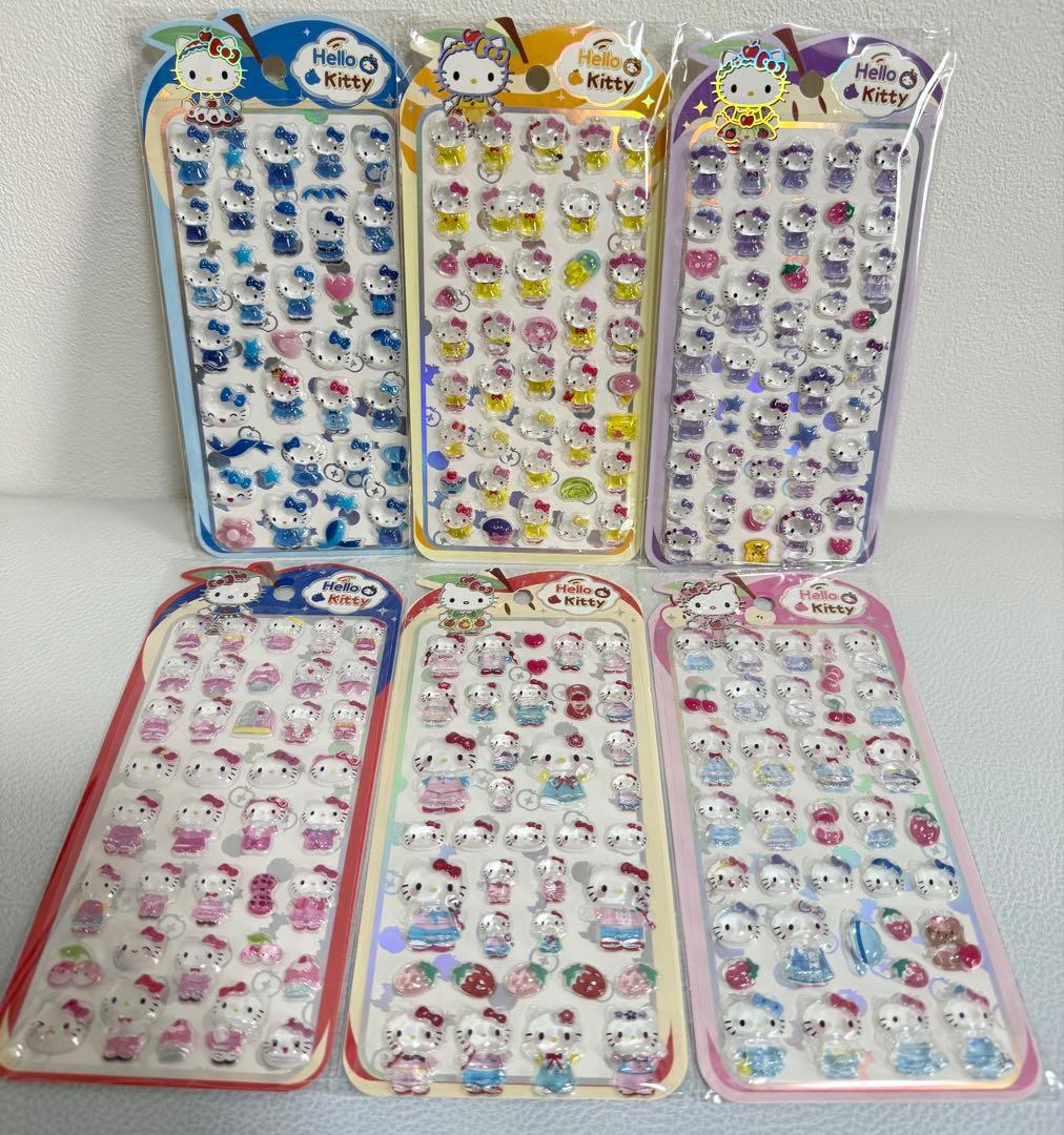 【超豪華☆大容量☆】シールおまとめ35枚セット 立体空気アクリルシールセット