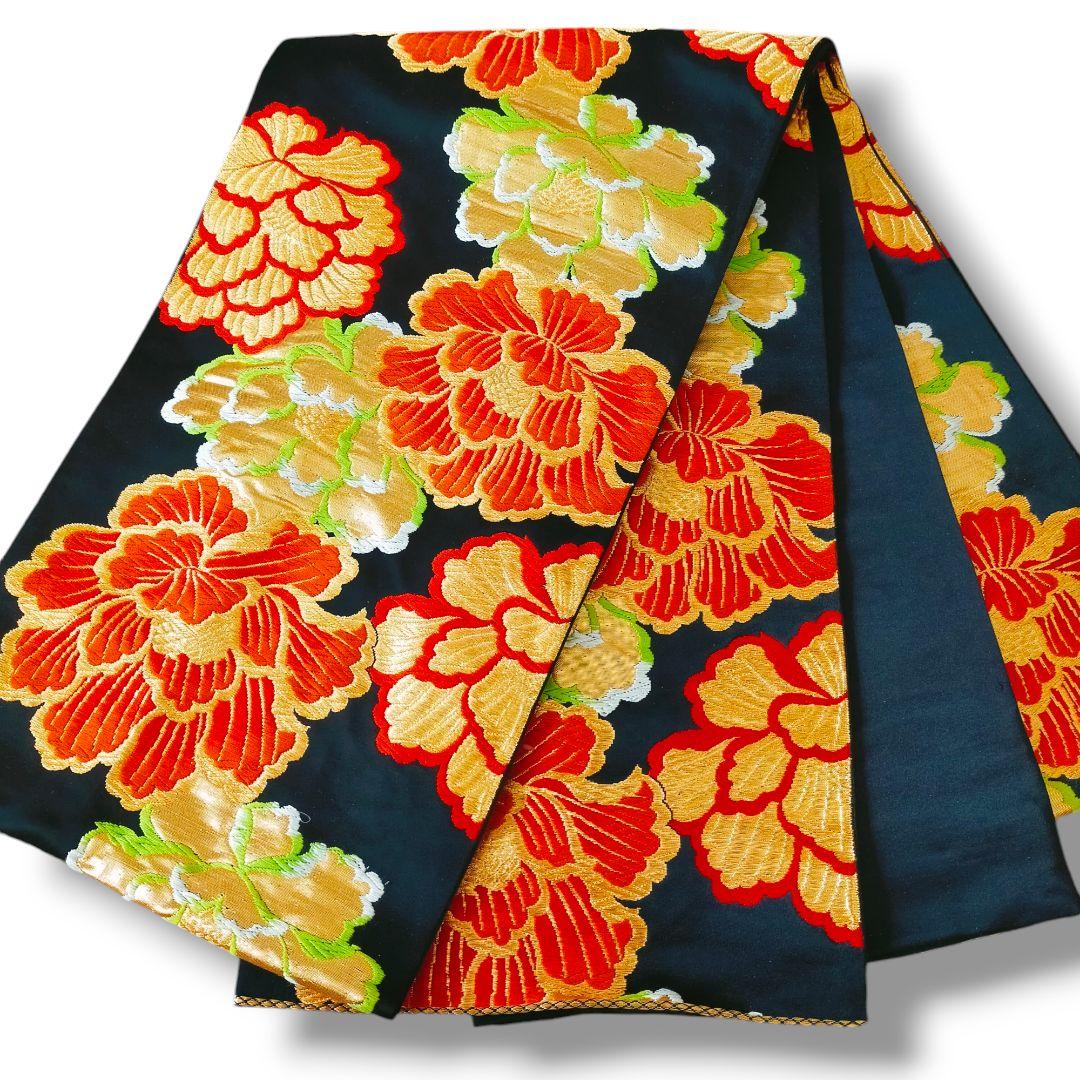 七五三 7歳 正絹 セット 012602 金駒刺繍 牡丹 菊 萩 藤 梅