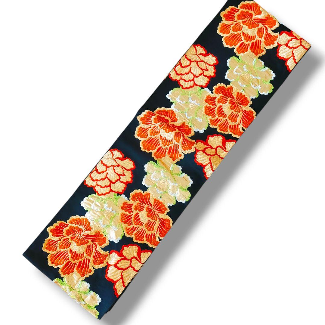 七五三 7歳 正絹 セット 012602 金駒刺繍 牡丹 菊 萩 藤 梅