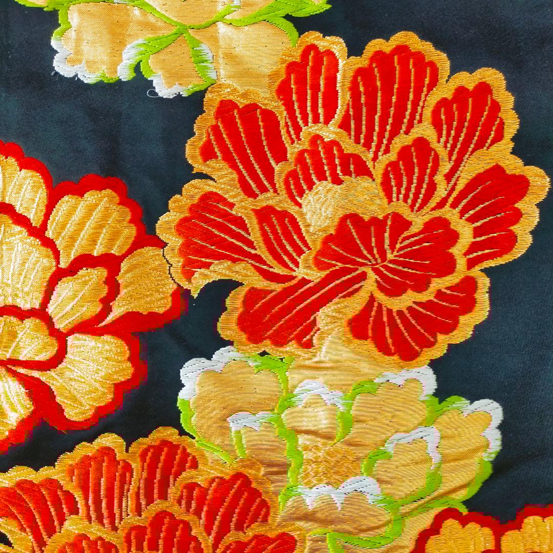 七五三 7歳 正絹 セット 012602 金駒刺繍 牡丹 菊 萩 藤 梅