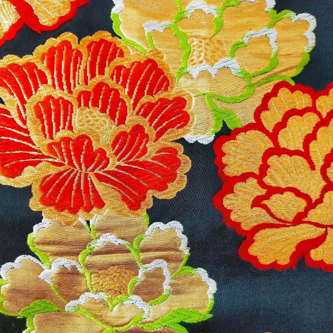 七五三 7歳 正絹 セット 012602 金駒刺繍 牡丹 菊 萩 藤 梅