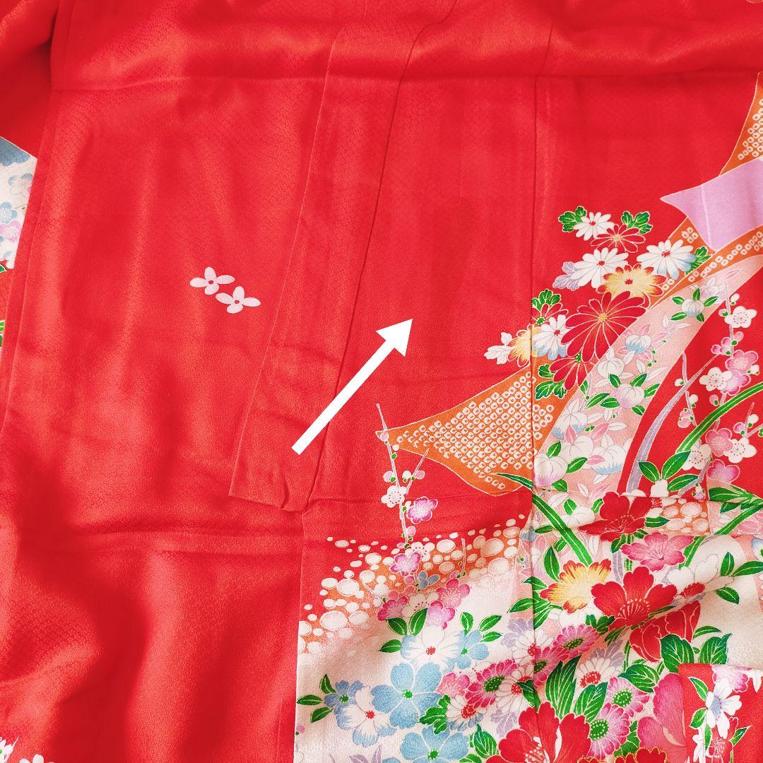 七五三 7歳 正絹 セット 012602 金駒刺繍 牡丹 菊 萩 藤 梅