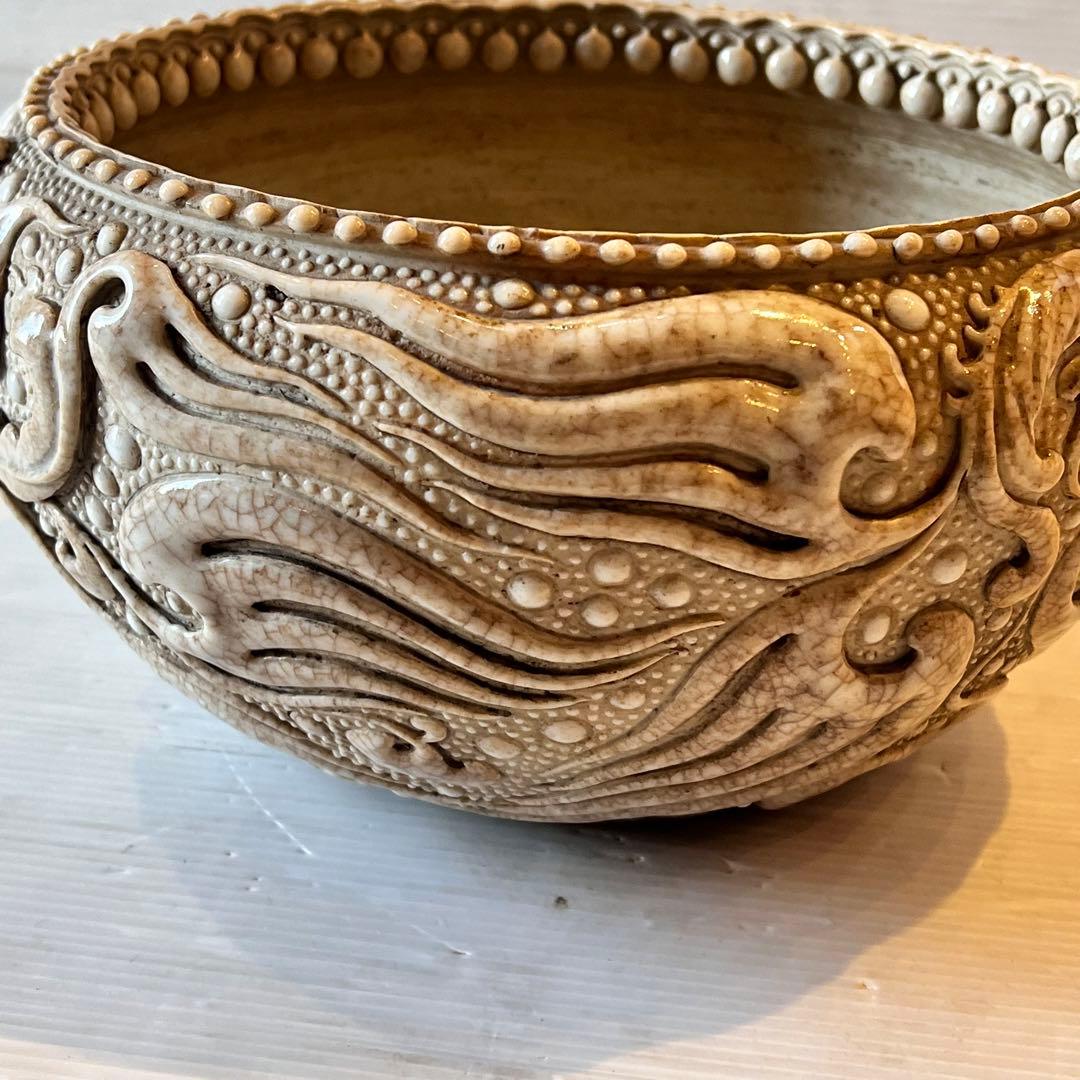 年成造化　花瓶　壺　中国美術　骨董品　年代物　アンティーク　希少