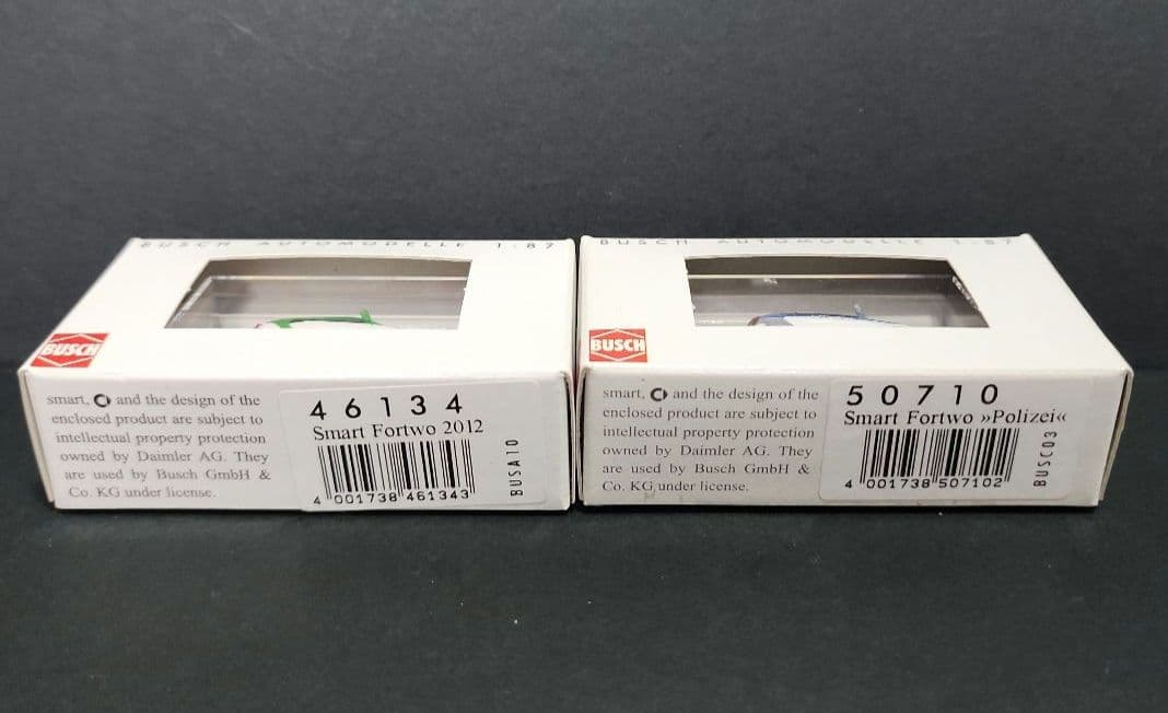 ブッシュ　スマート４５１ 1/87（HO）スケール　１３台セット