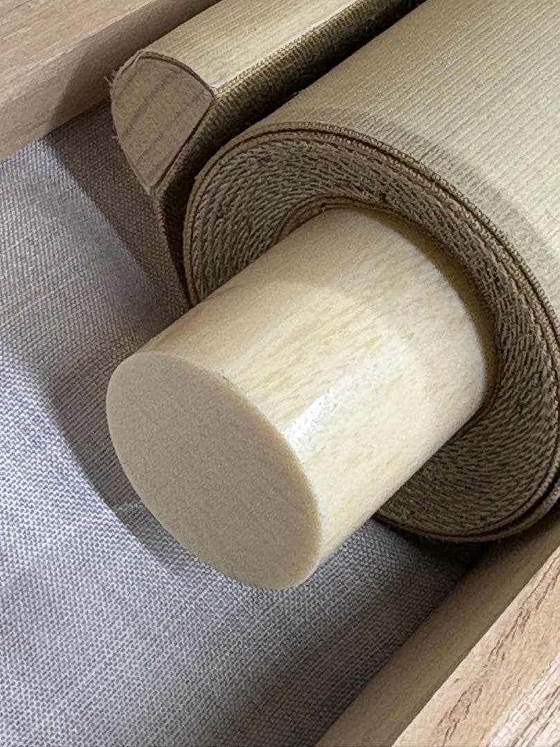 「香魚」　川島麦庵　掛け軸 掛軸 二重箱　桐共箱二重箱付