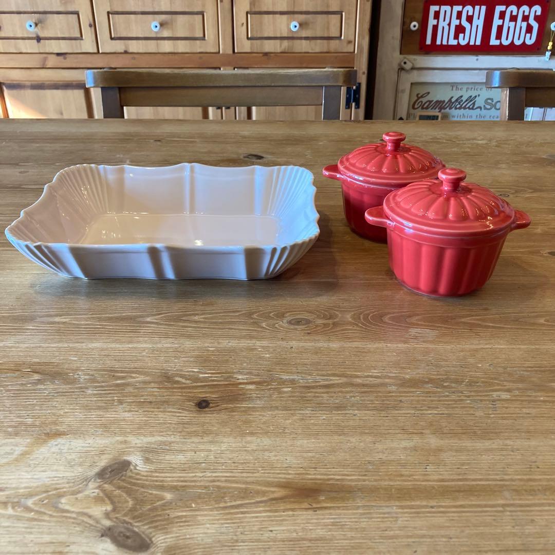 スタジオm＊アンティコ × ファーマーズ蓋つきココット＊