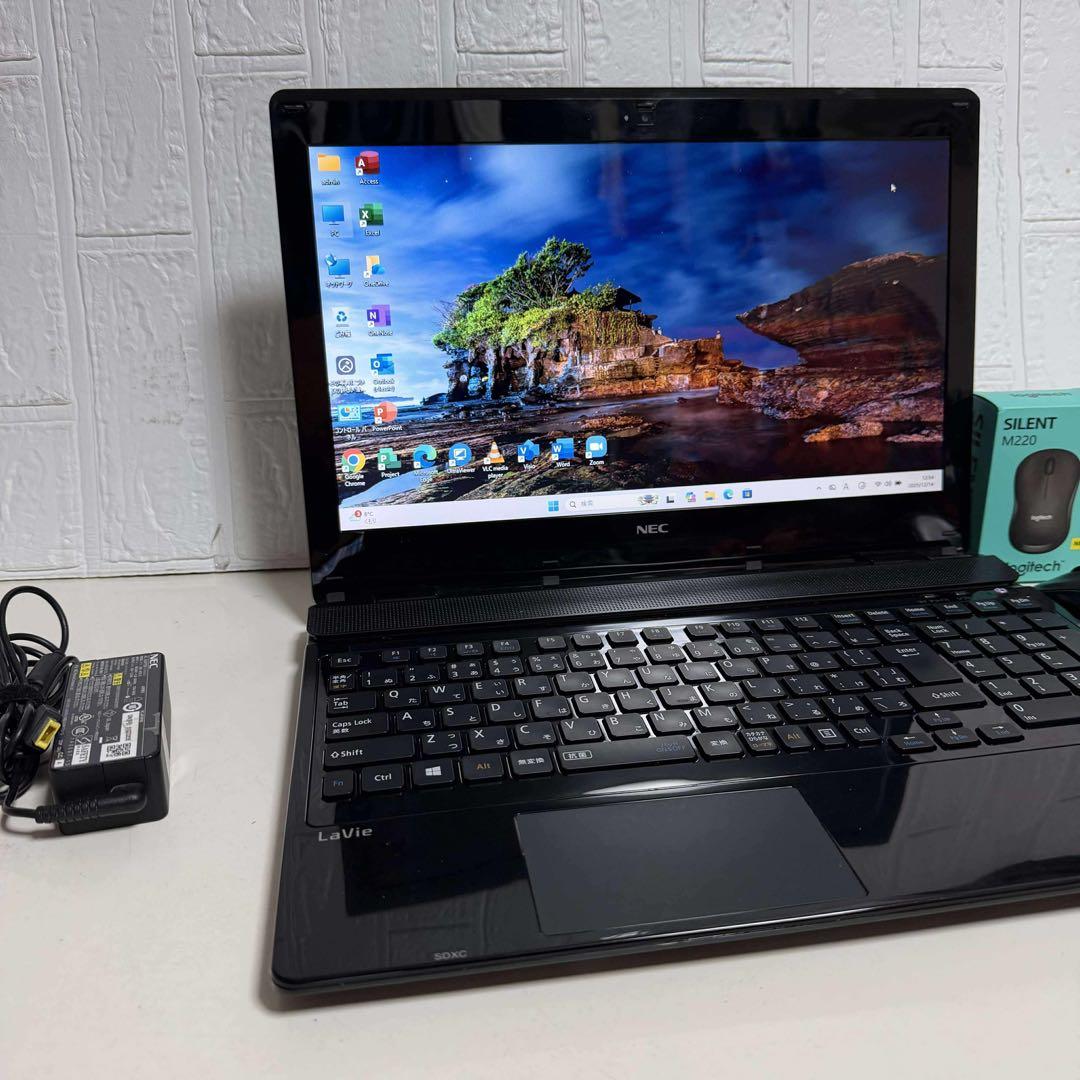 Windows11 オフィス付き　SSDサクサク起動　NECノートPC