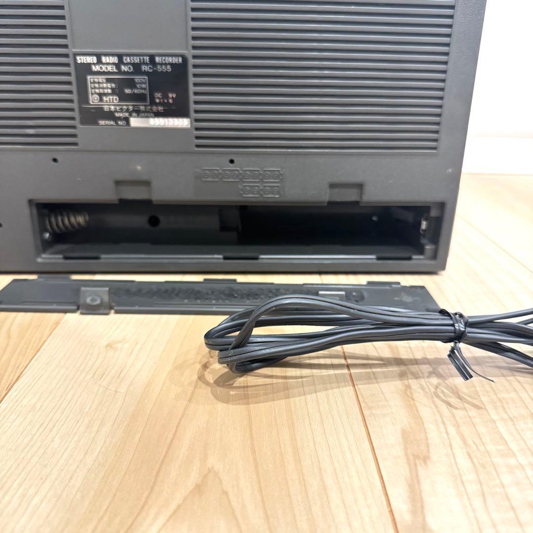 【動作確認済】　Victor RC-555 ラジカセ カセットデッキ　ラジオ