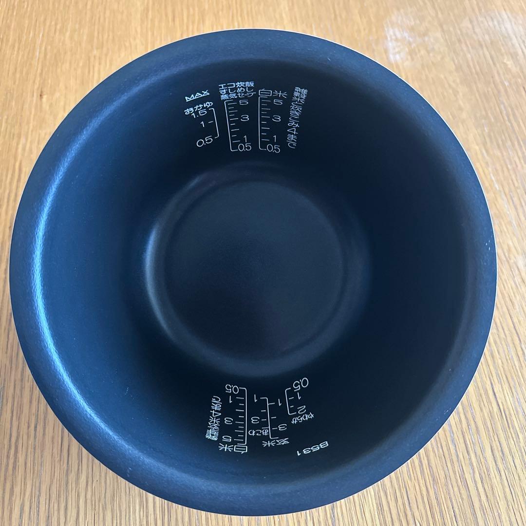 ZOJIRUSHI 象印 圧力IH炊飯ジャー用なべ(内釜) B531-6B