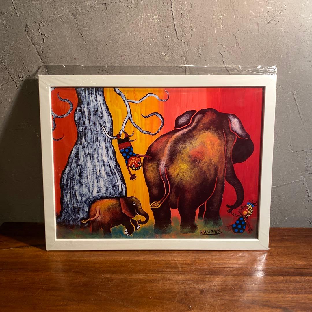 SHOGEN アート10種類まとめ売り 絵画 レプリカ 額装品 A3