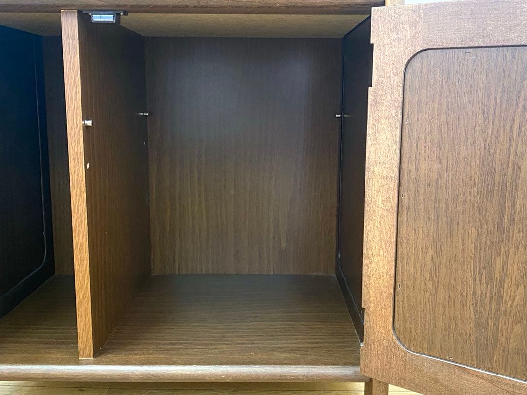 カリモク 電話台 キッチン レンジボード キャビネット 棚 コンセント付き