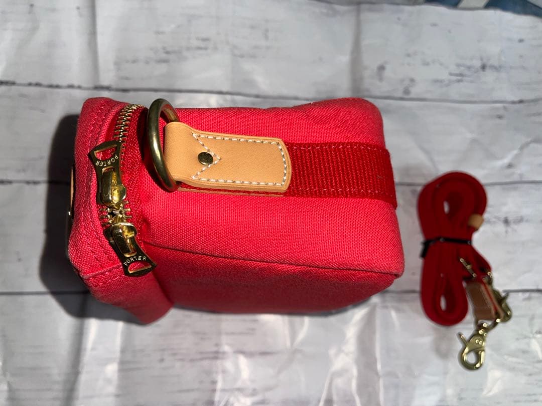 限定モデル！希少Nikon × PORTER コラボ カメラバッグ 帆布 レッド