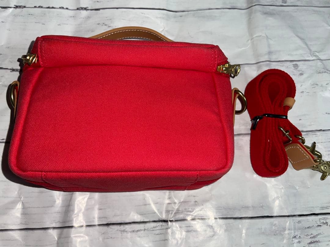 限定モデル！希少Nikon × PORTER コラボ カメラバッグ 帆布 レッド