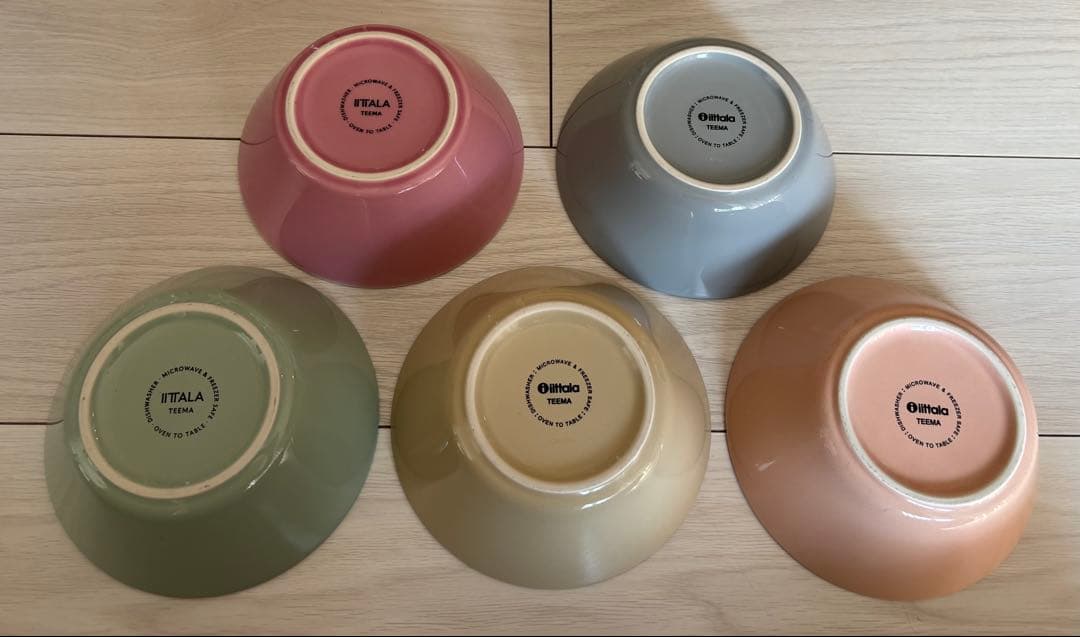 イッタラ ティーマ ボウル 15cm セラドングリーン 廃盤色 5つセット