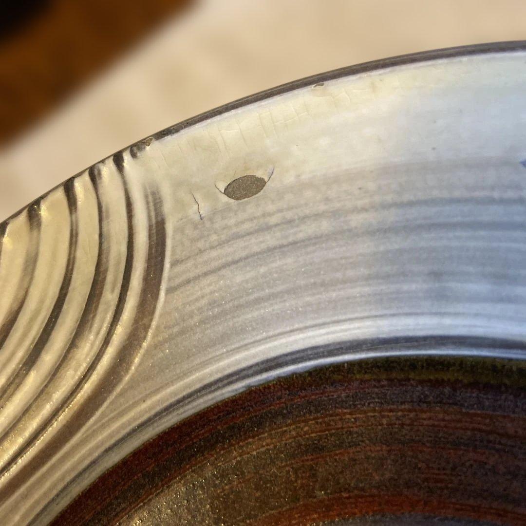 ❣️kmkm❣️ 小鹿田焼　坂本工窯　櫛描き7寸皿　2枚