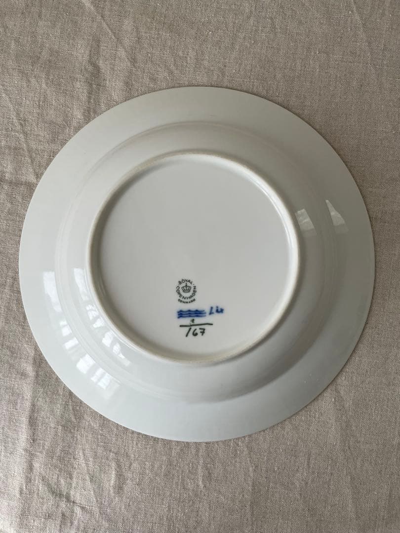 ②【中古】ロイヤルコペンハーゲン ブルーフルーテッド プレイン ディープ皿1枚