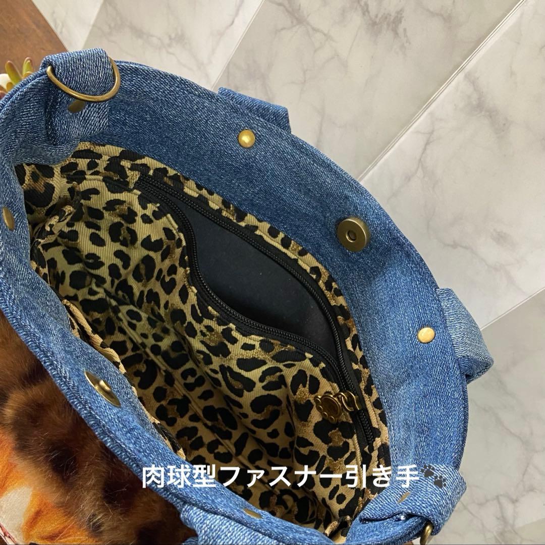 ゆ*ら様 コヤンイサムチョン♡デニムリメイク【フリルバッグ】ハンドメイド