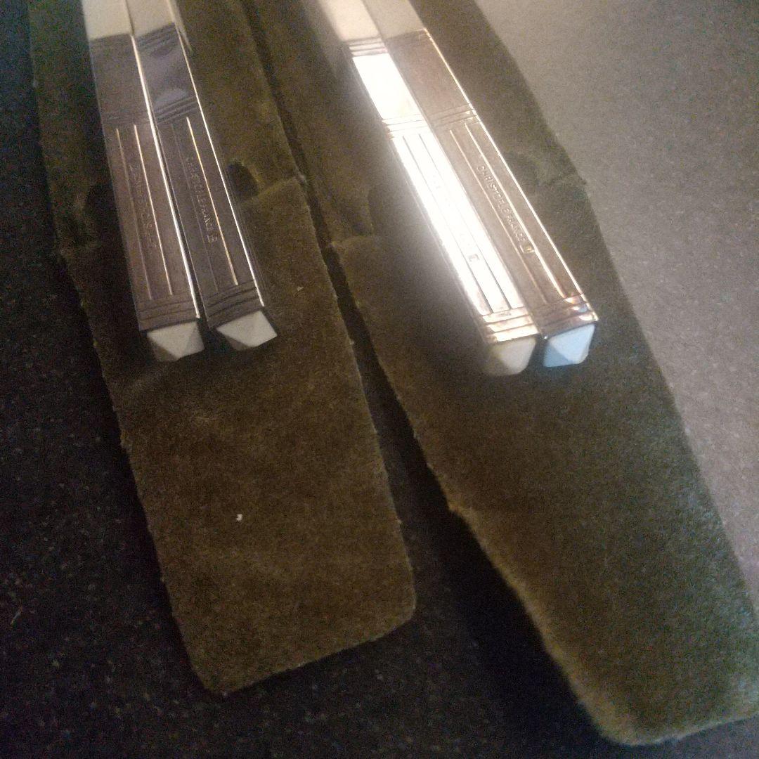 クリストフル 箸 ペア CHRISTOFLE FRANCE 白 セット