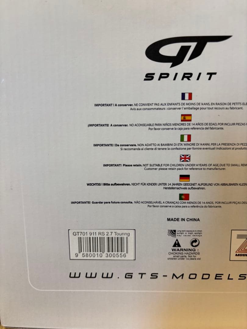 1/12 GT-SPIRIT ポルシェ911 CARRERA RS2.7