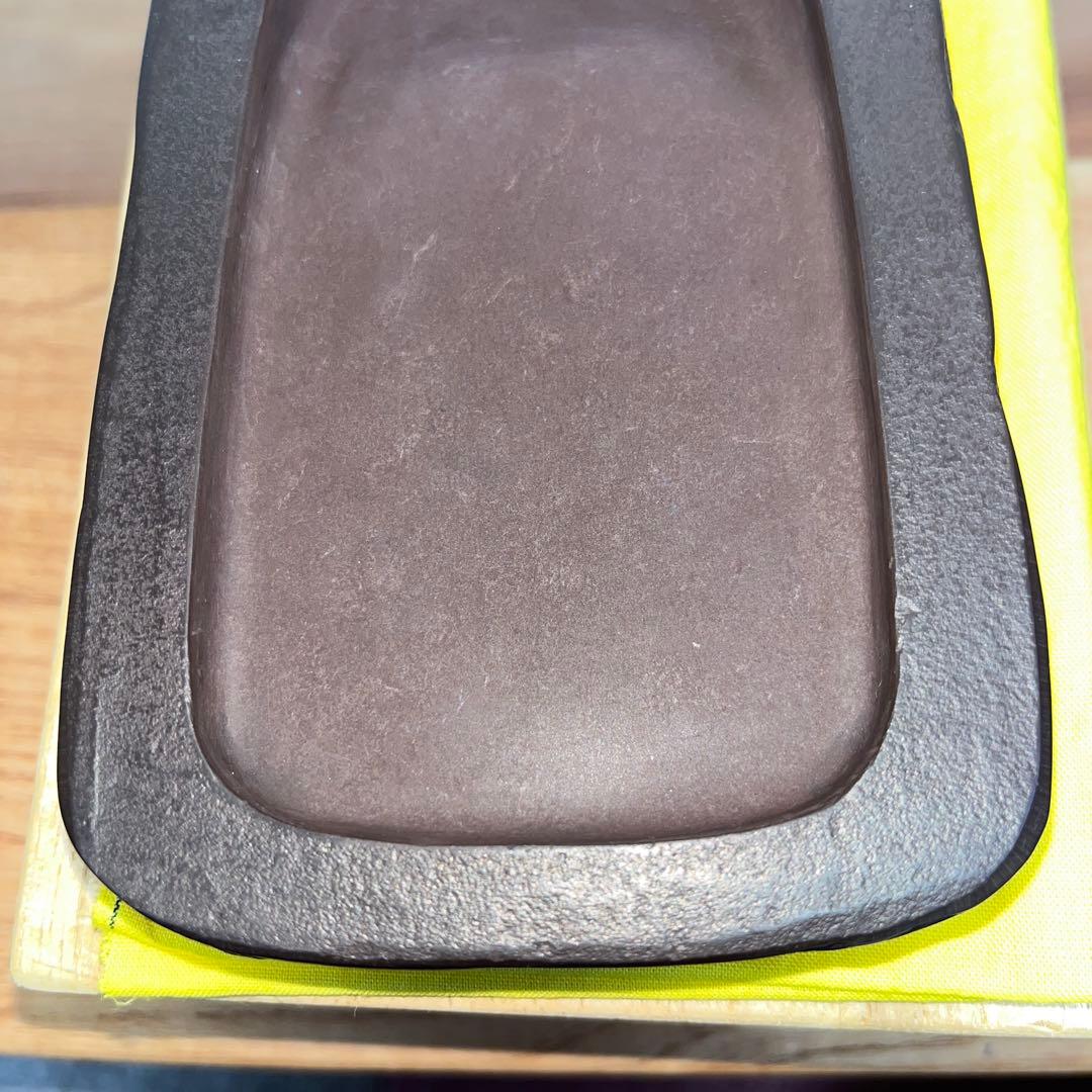 ⭕️赤間硯　梅花彫刻野面硯　下井百合昭　昭竜山作　女性好み作品　姿美しい