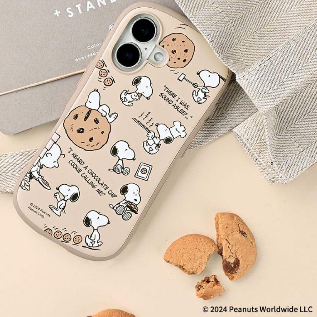 新品⭐︎iFace Cafe スヌーピー iphone16e かわいい ケース