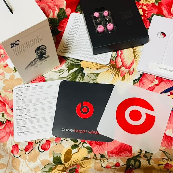 PowerBeats3 by Dr Dre★ワイヤレスイヤホン★パープル ピンク