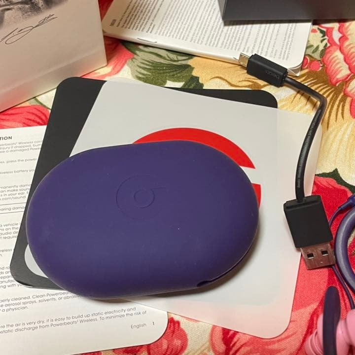 PowerBeats3 by Dr Dre★ワイヤレスイヤホン★パープル ピンク