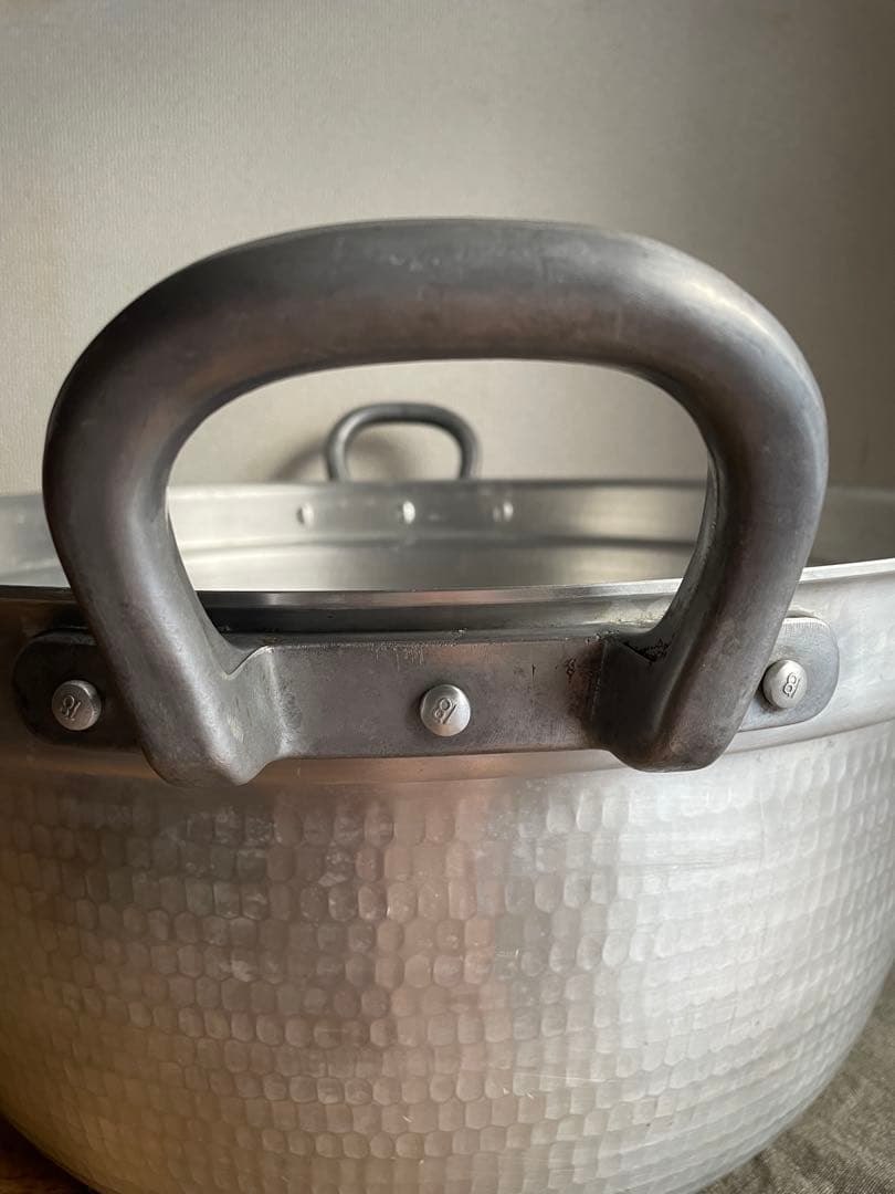 業務用アルミ製打ち出し両手鍋　48ｃｍ