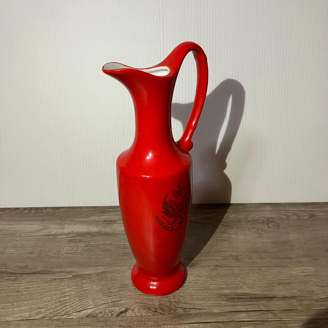 D-壁【希少・ヴィンテージ】MOROZOFF VODKA 陶器ボトル 花瓶