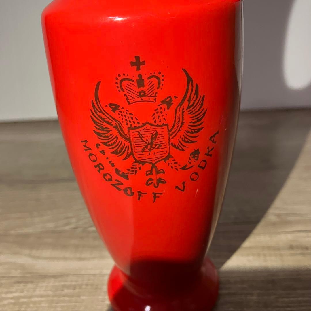 D-壁【希少・ヴィンテージ】MOROZOFF VODKA 陶器ボトル 花瓶