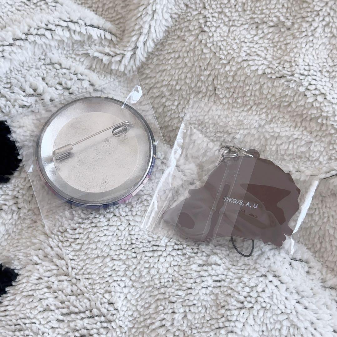 鬼滅の刃　宇髄天元　だるーん　ラバスト　フォレストアドベンチャー　缶バッジ