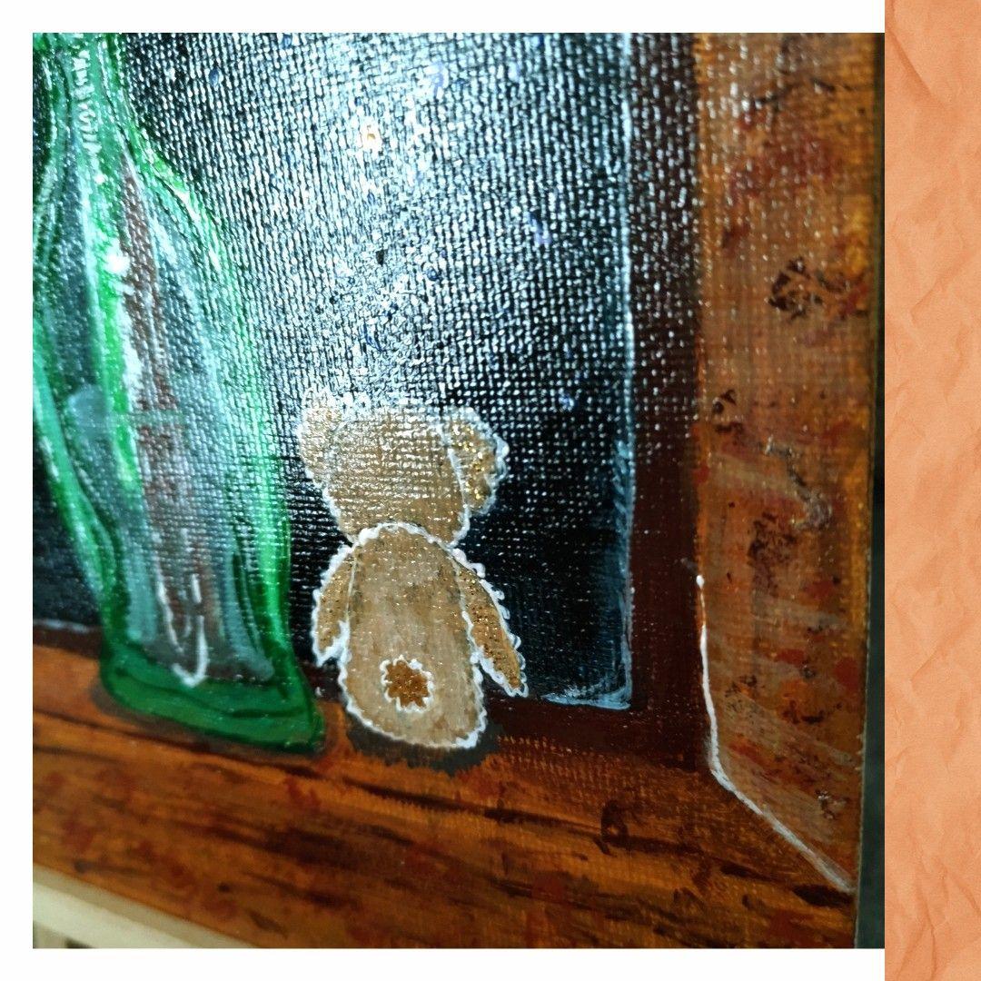 おばあちゃんのちゅーりっぷ02.。とモフモフくまさん。