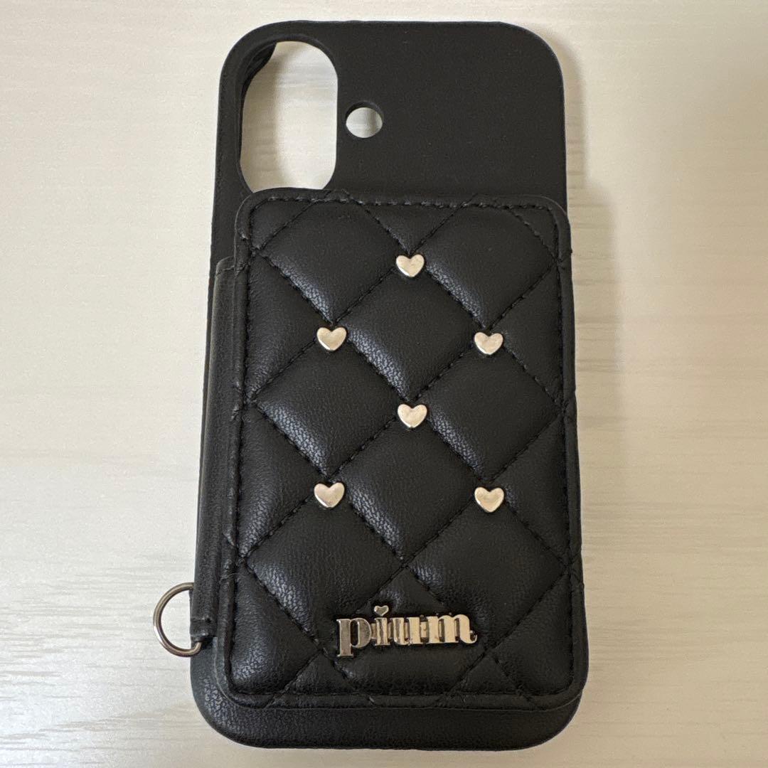 pium iphoneケース/ショルダー 2点セット