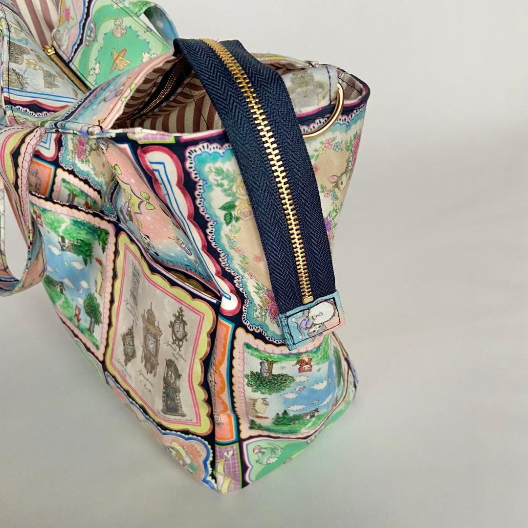 オーダー品　ハンドメイド　トートバッグ　ユキエモン　B5