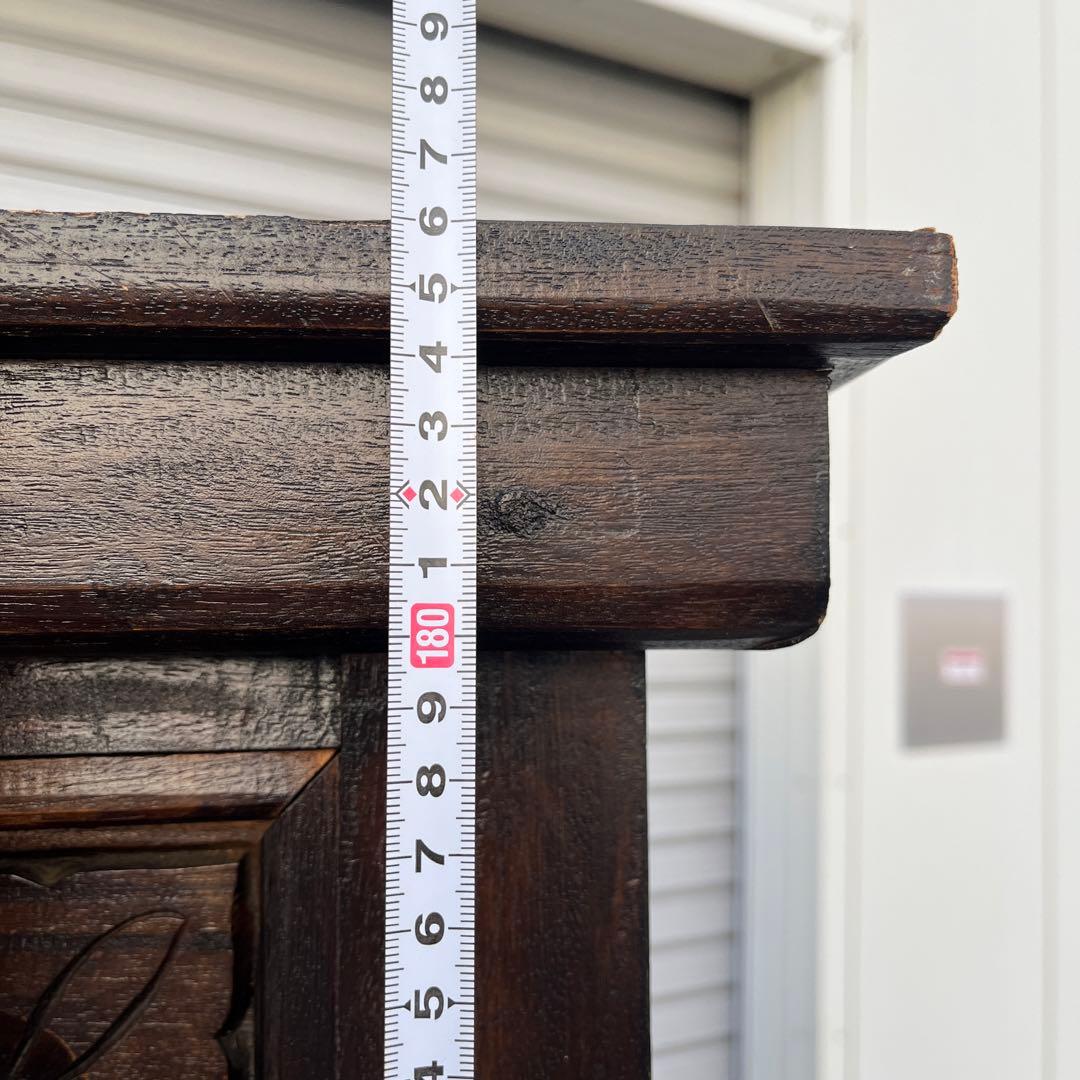 ビンテージ古家具◾️木製無垢材 古着屋で使っていたディスプレイ棚 展示棚 シェルフ