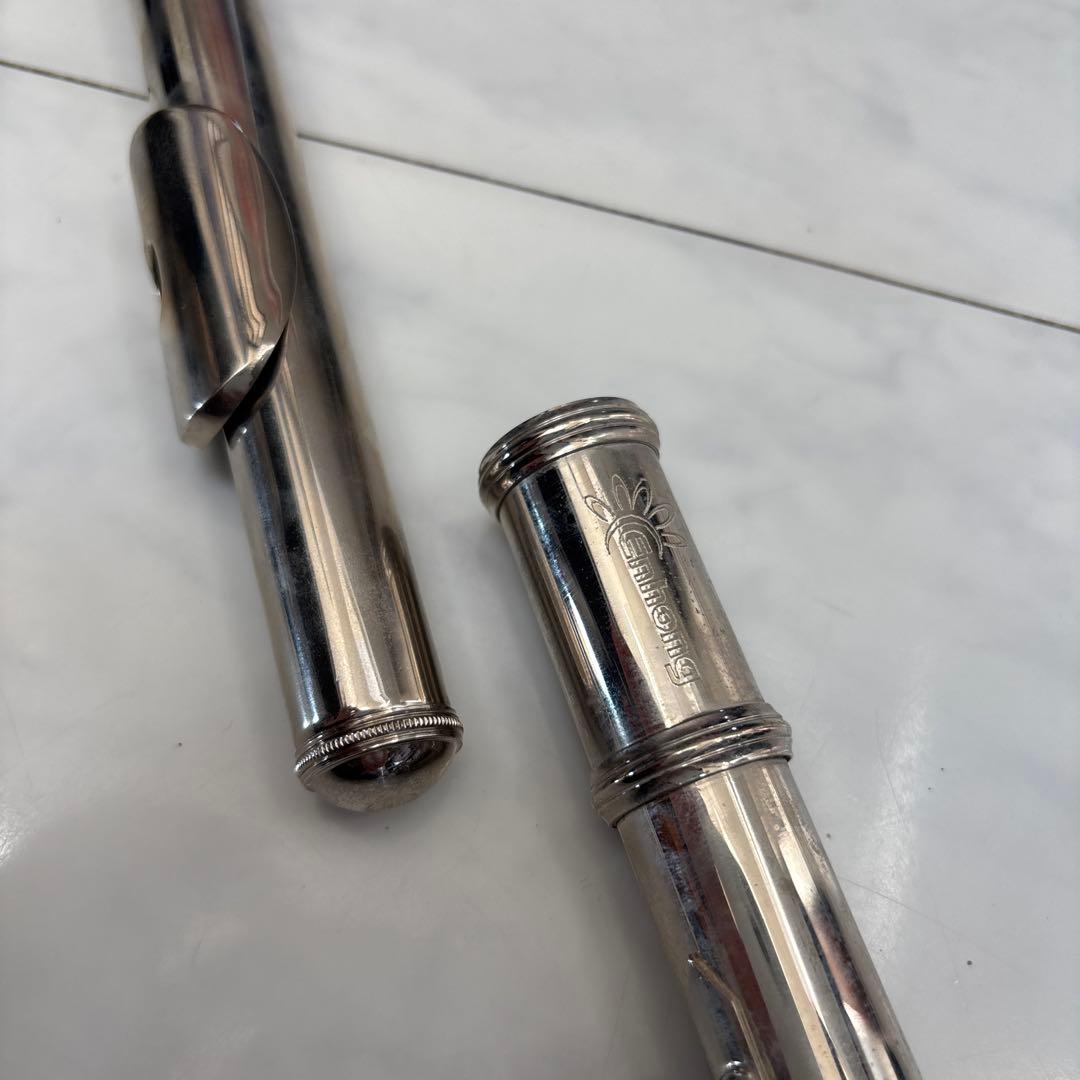 処分価格！Enhong製のフルートシルバー フルート本体ケース付き中古