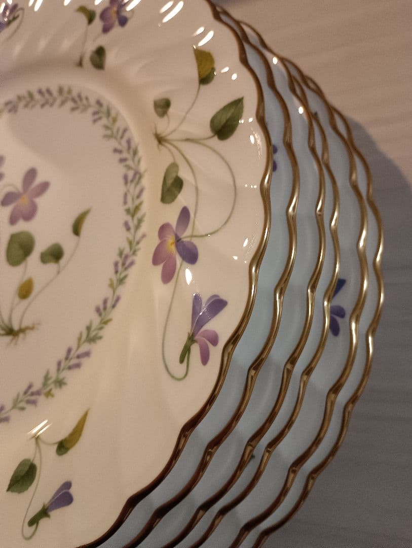 Noritake バイオレットディナープレート6枚セット