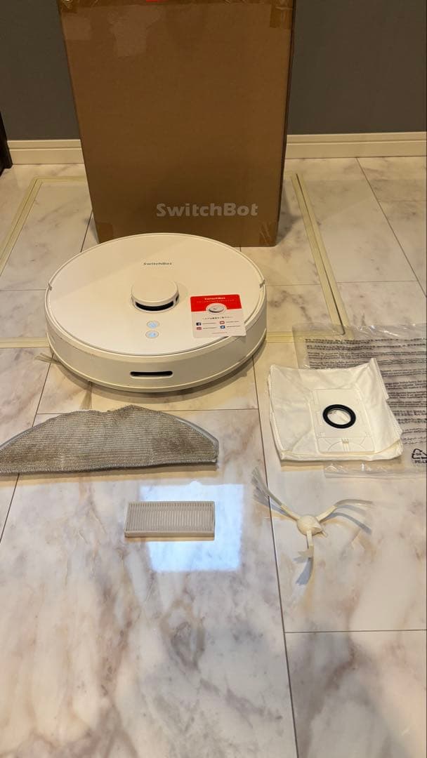SwitchBot ロボット掃除機 S1 Plus 【一部新品未使用付属品】