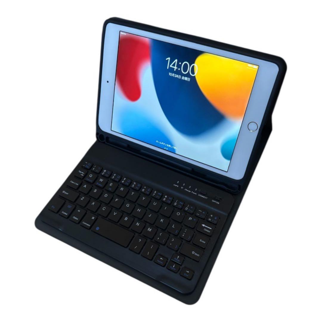 【美品】iPad mini 4 本体 キーボード付きケース