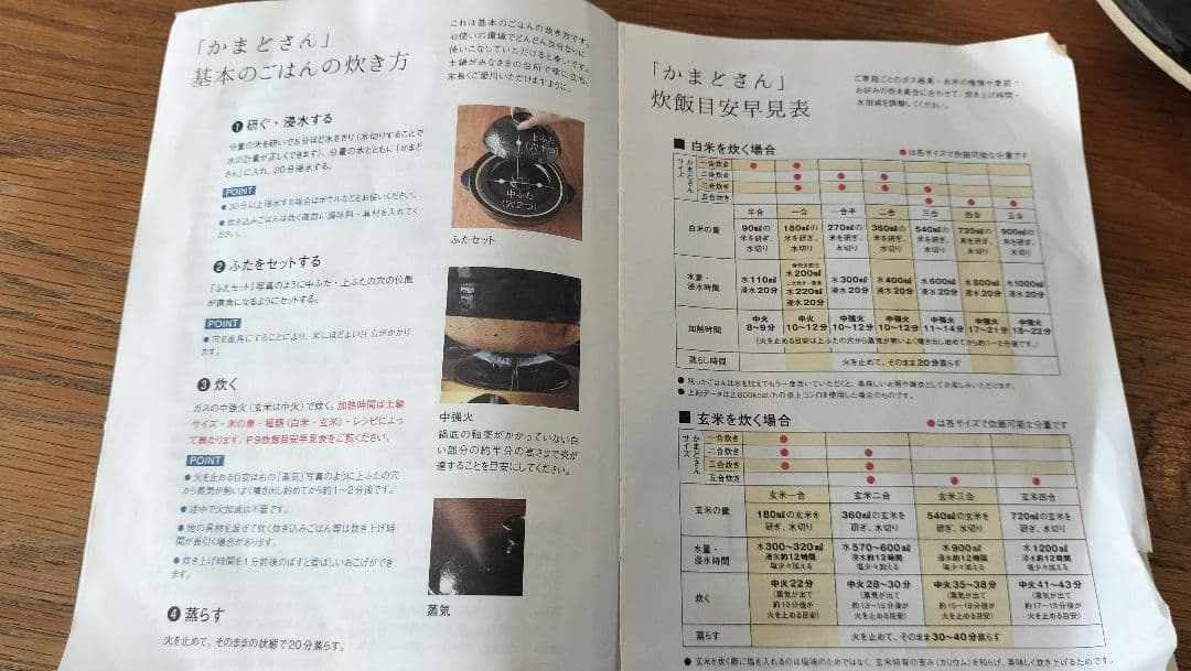 長谷園のかまどさん 3合炊き　※欠けあり