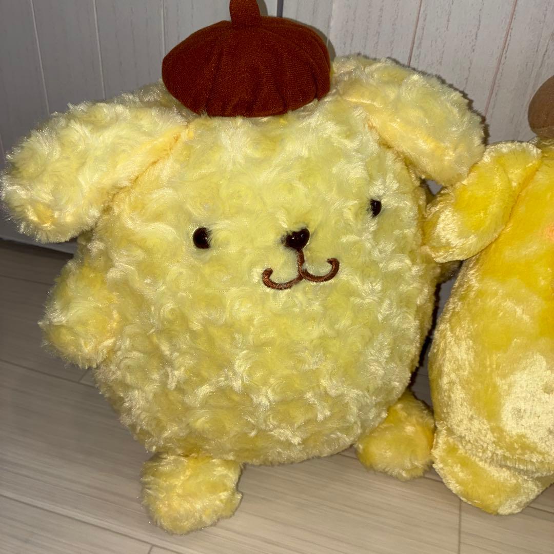 ポムポムプリンぬいぐるみマスコット12点セット。